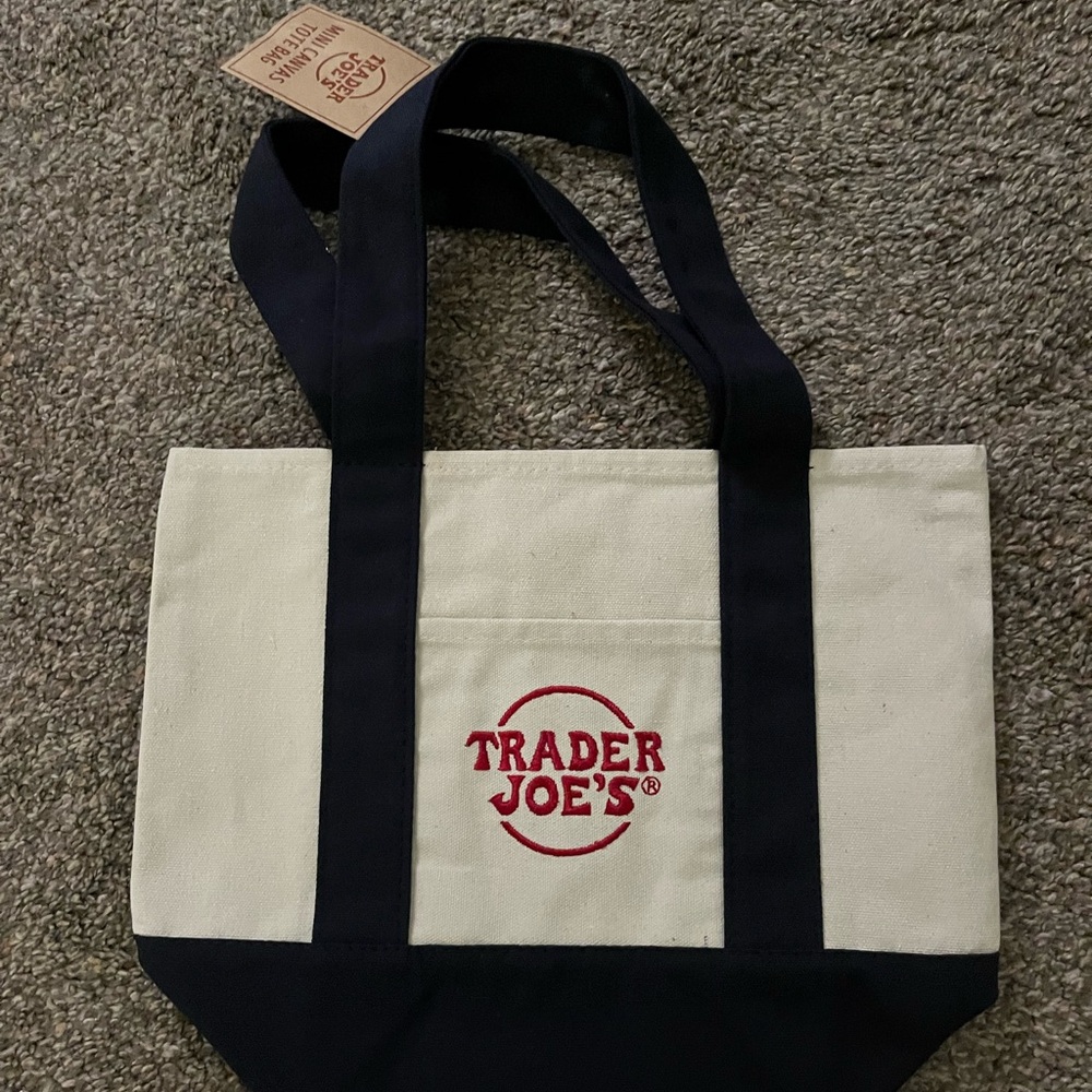 Trader Joe’s mini navy tote